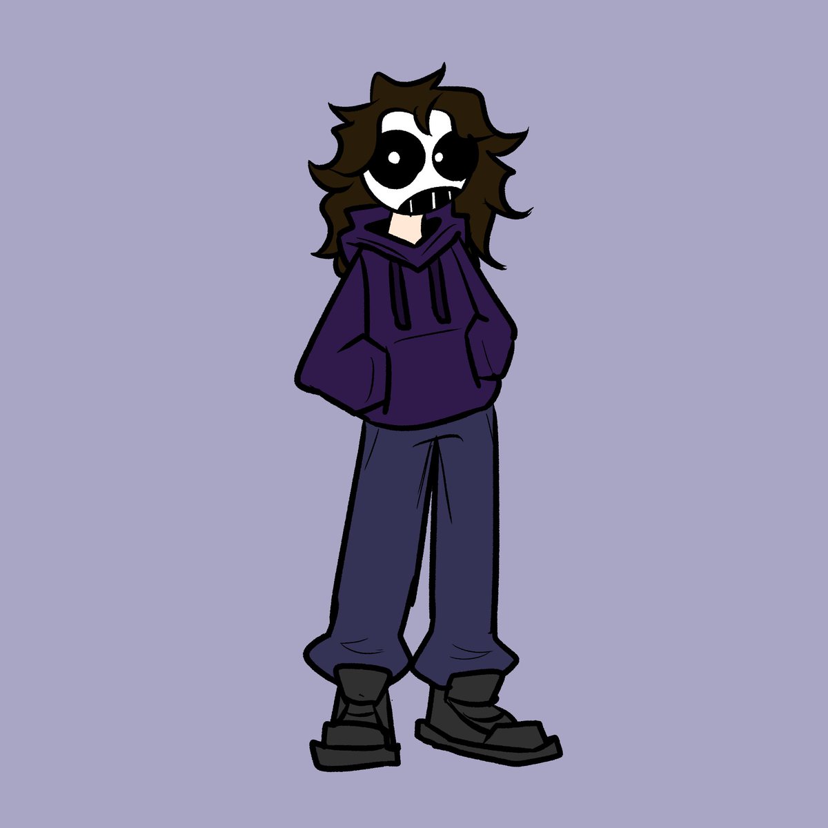 When I don't know what to draw I just doodle myself in a generic pose