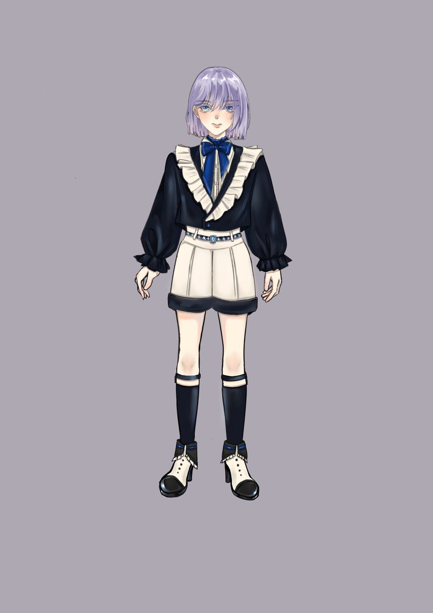 Hohsi_noki's tweet photo. いつもの塗り方とちょっと変えて塗ってみたオリキャラです！

#イラスト　#オリキャラ https://t.co/EVTeehuKOI