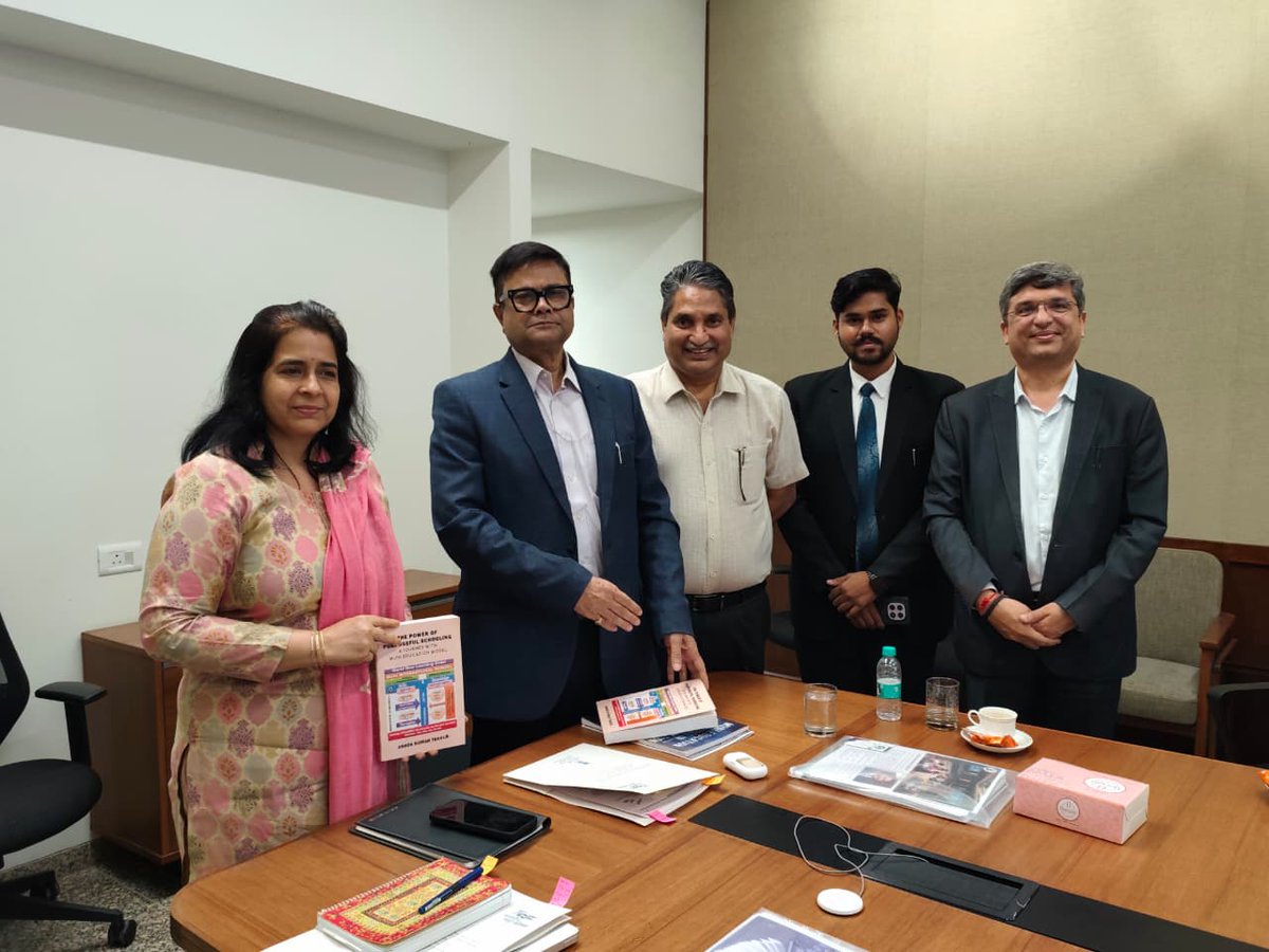 On 18th March 2026, I had the privilege of meeting Shri Sanjiv Singh Ji, Secretary, Government of India (Education), along with the Joint Secretary, to discuss key priorities shaping India’s education ecosystem.
#AIinEducation #NEP2020 #EducationReforms #FutureOfLearning #Digital