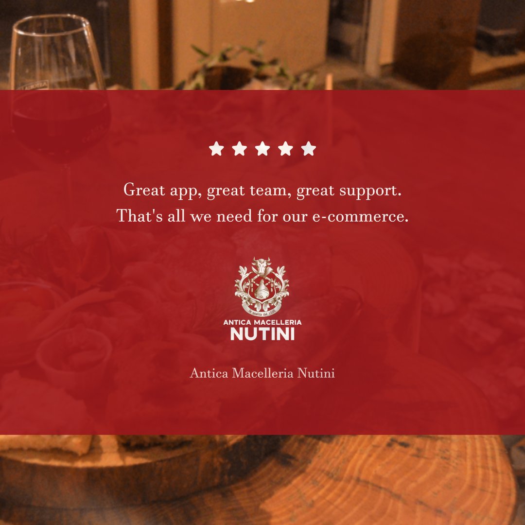 scrollengine's tweet photo. ⭐️⭐️⭐️⭐️⭐️
“Great app, great team, great support. That's all we need.”
That’s exactly what we aim to deliver at Scrollengine 🚀
Proud to support Antica Macelleria Nutini

#Scrollengine #ScrollengineLabs #Ecommerce #ShopifyApps #LogisticsTech #CustomerLove https://t.co/3le5WPcOyK