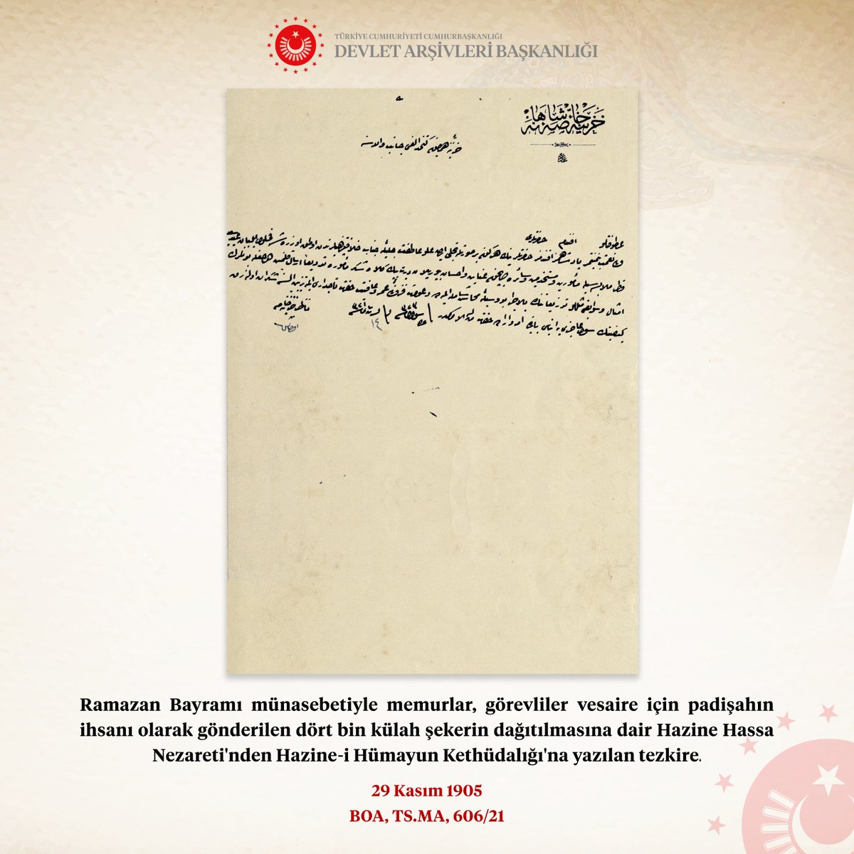 Devlet Arşivleri Başkanlığı tweet media