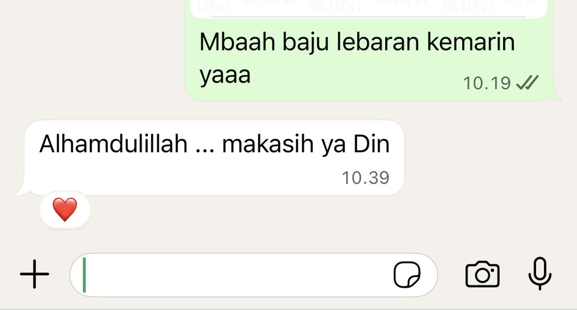 dindasaras's tweet photo. Alhamdulillah bisa beliin Bapak baju lebarannn
Senangnyahhh 🥰🥰🥰 https://t.co/z6LhJYrMMQ