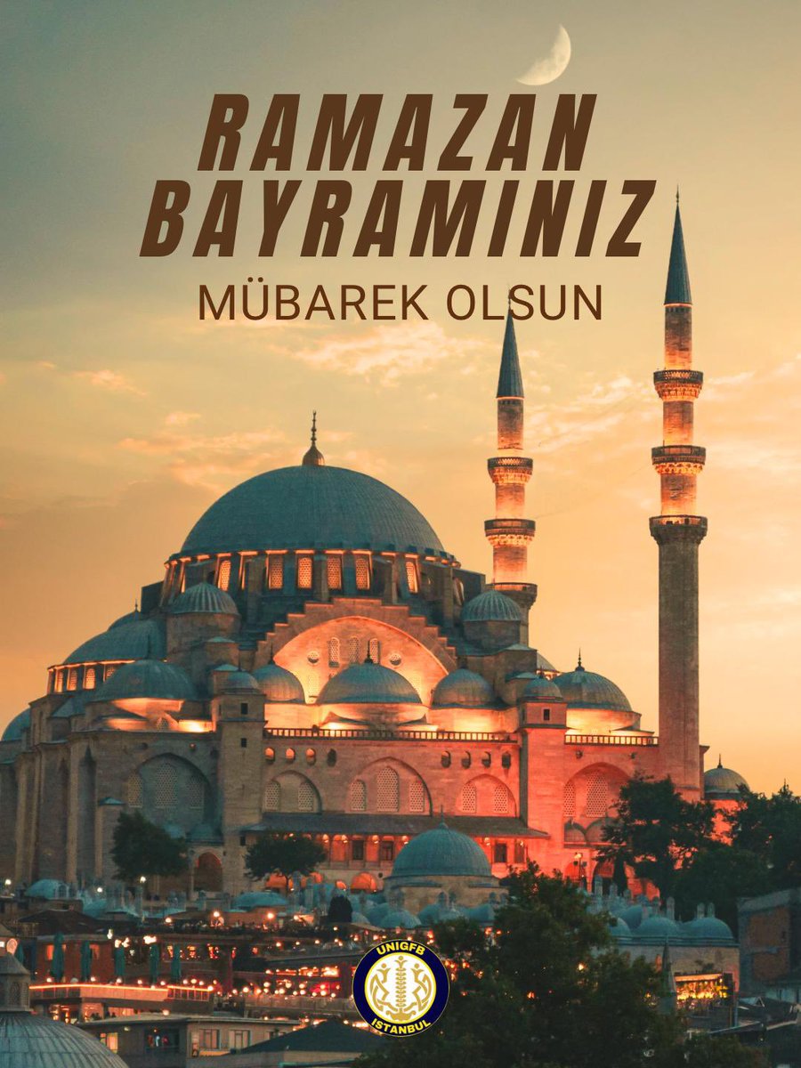 IstanbulUNIGFB's tweet photo. Tüm İslam Alemi’nin mübarek Ramazan Bayramı’nı kutlar, hayırlara vesile olmasını temenni ederiz. 

#IstanbulUNIGFB https://t.co/f4tGuaIRzc