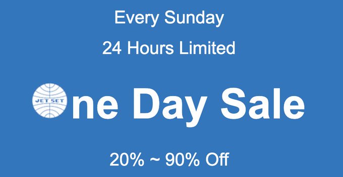 【One Day Sale】2時間後の22日（日）0時より、24時間限定タイムセール開催！セール・アイテムは通常価格の20～90%オフ。期間中にチェックアウトすればセール価格で取置き可能。ぜひご利用ください！
当ジャンルのアイテムはこちら
jetsetrecords.net/Leftfield/genr…
詳しくはこちら
jetsetrecords.net/help/service/o…
