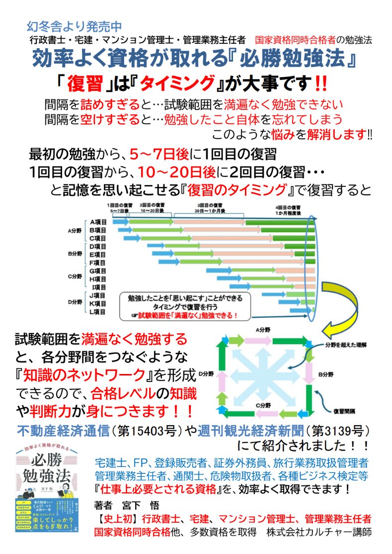 ！絶対必勝　勉強法！ 効率よく資格が取れる「必勝勉強法」 | 宮下 悟 |本 | 通販 | Amazon