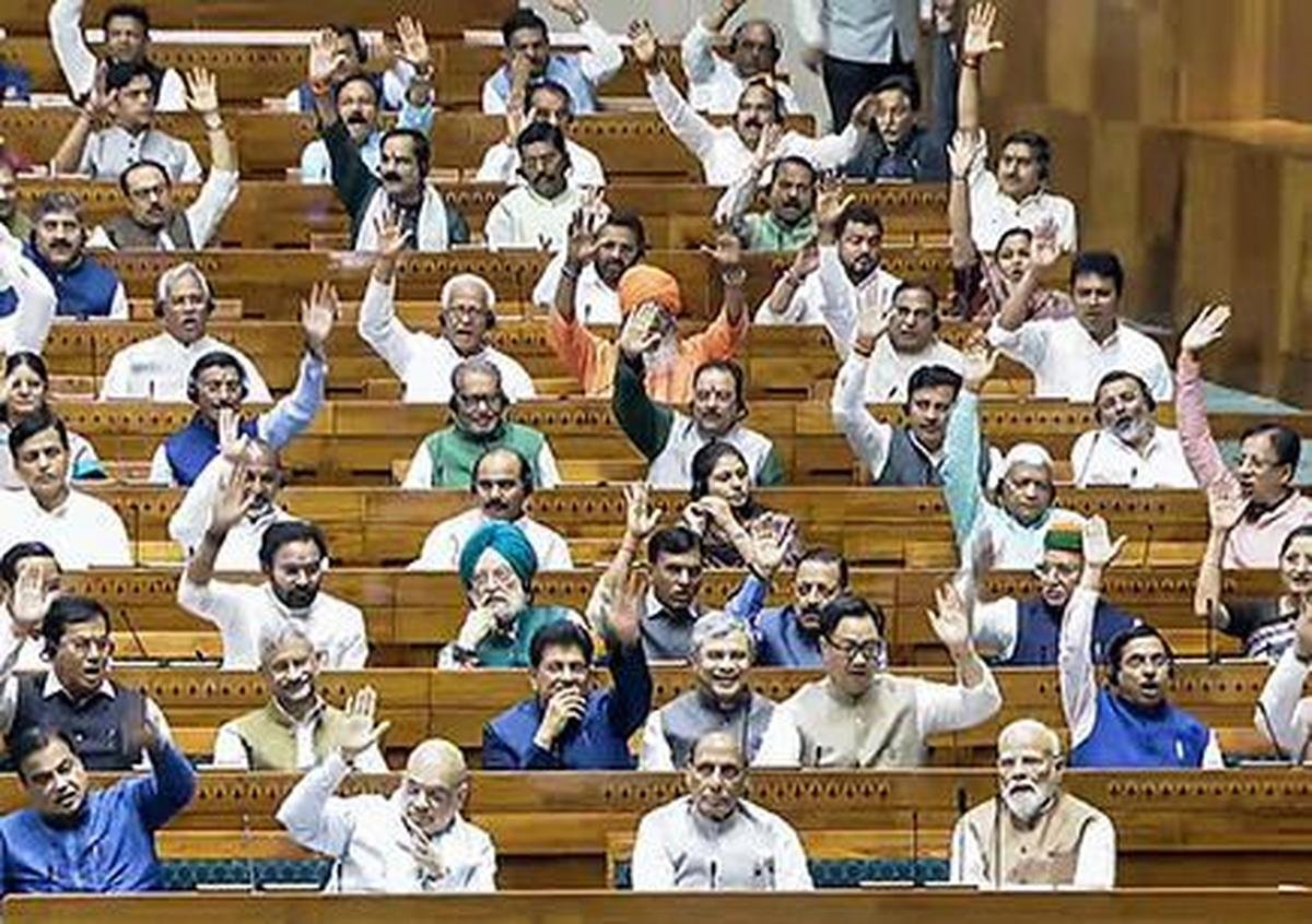 RBIInsight's tweet photo. " Guillotine " in India’s Parliament is a procedure to quickly pass pending financial proposals. When time is limited before the financial year ends, the Lok Sabha Speaker puts all remaining demands to vote without discussion, ensuring approval on time. https://t.co/ISorM7zCb2