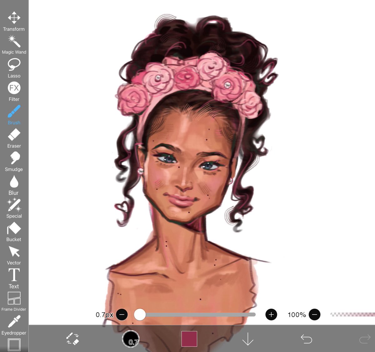 dragawnfruit's tweet photo. Silena beauregard #pjo https://t.co/odbVVUg70M