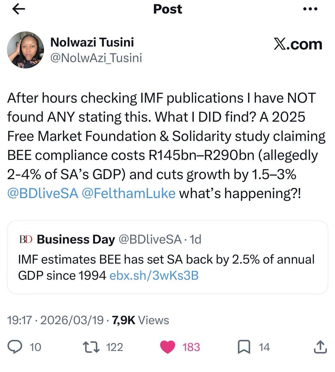 Nolwazi Tusini tweet media