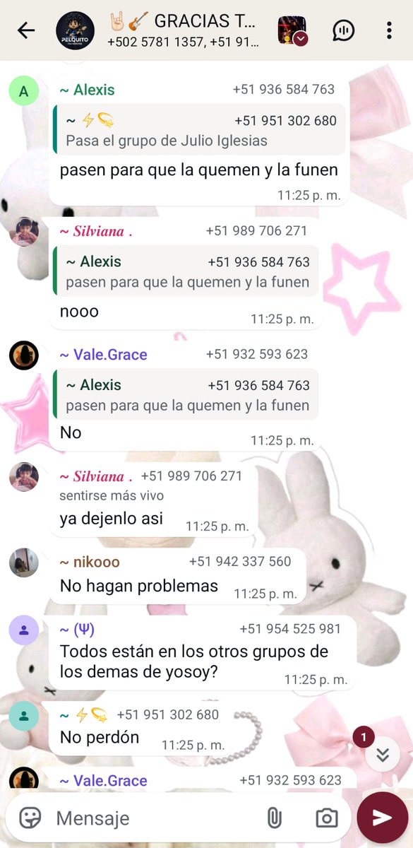 Junnie23d's tweet photo. @virgenvioladora @Latina_pe Ese fandom es muy problemático, hasta hablan mal de Julio Iglesias y otros concursantes 🙄 https://t.co/yk4SSV9WcW