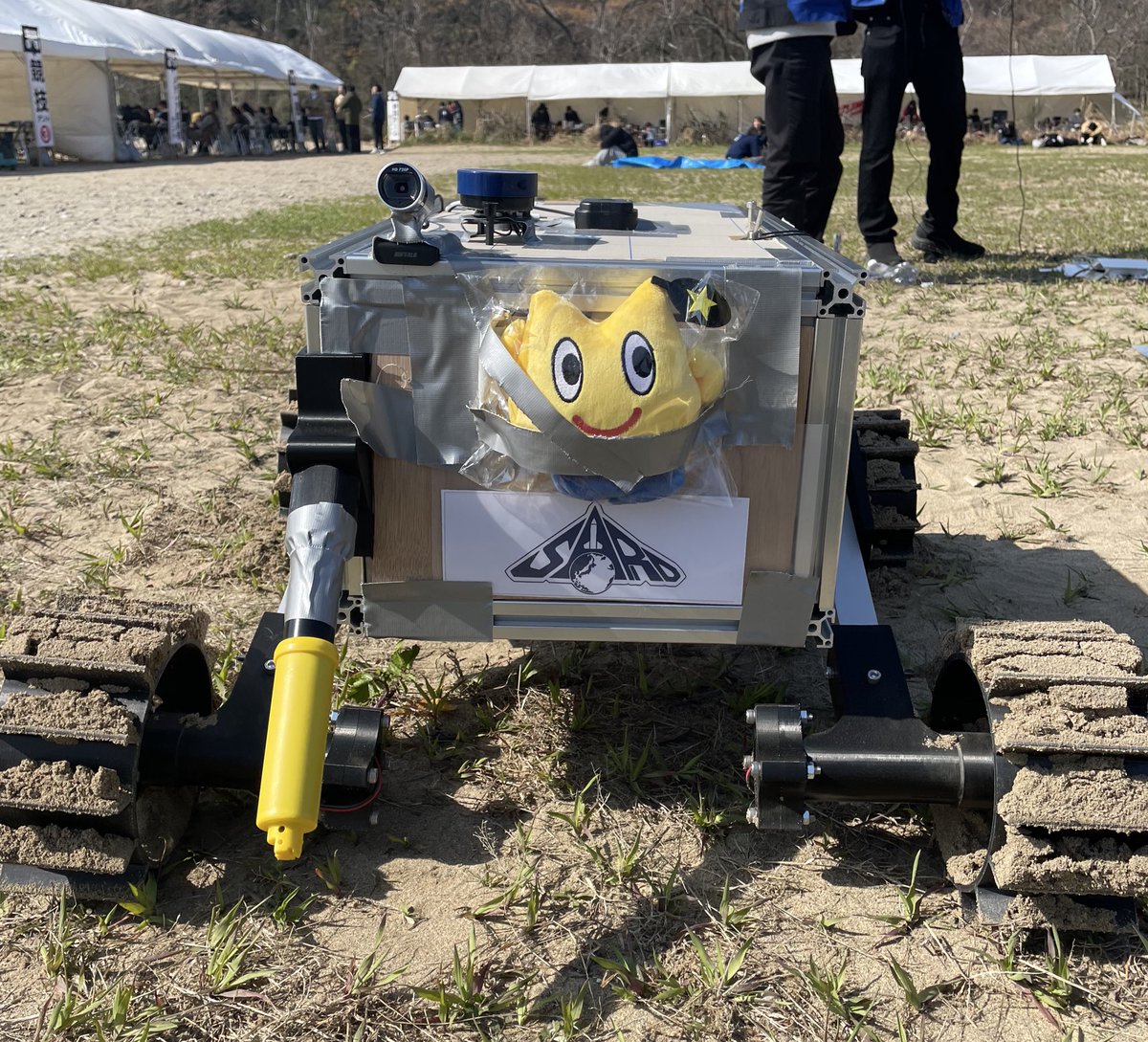 SARD_CANSAT's tweet photo. ムロぴょん号です
#鳥取ローバーチャレンジ 
#TRC2026 https://t.co/P3RvD1MSmp