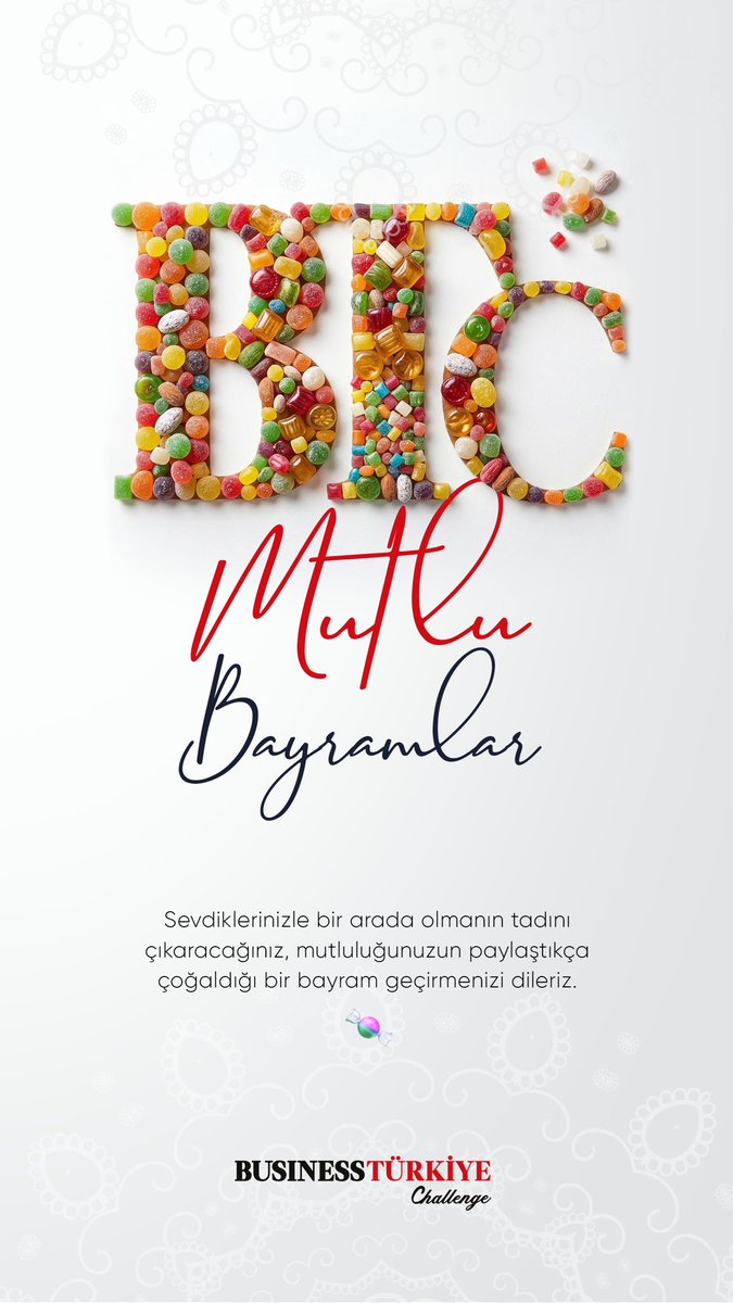 Mutlu bayramlar! 🍬