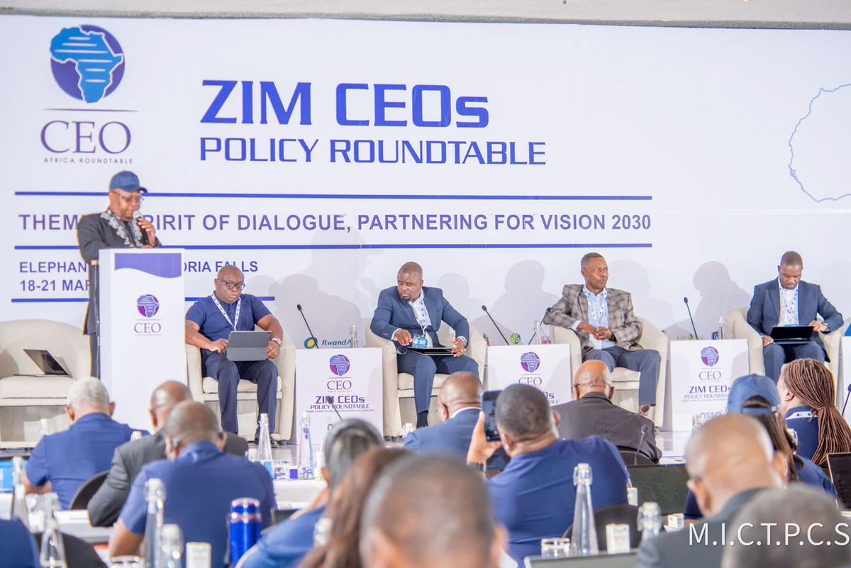 AI is the future  and Zimbabwe is building it together

Hon. Minister Tatenda Mavetera powered the conversation at the CEOs Policy Round Table in Victoria Falls, championing Zimbabwe’s National AI Strategy and sending one clear message: No one wins alone

Government, private