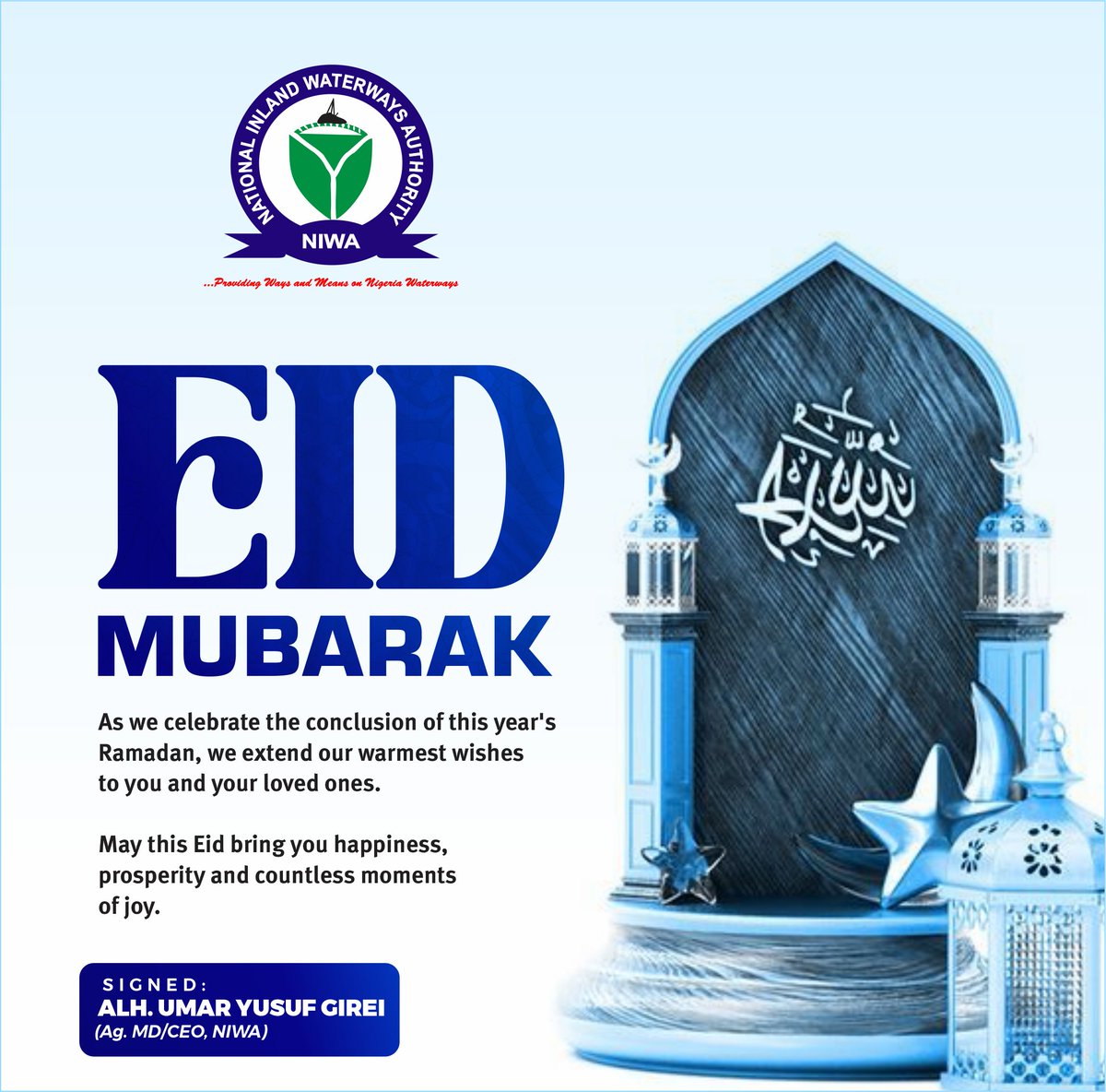 National Inland Waterways Authority (NIWA) tweet media
