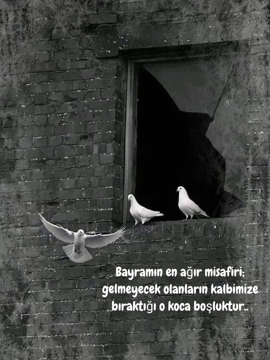 Bayramın en ağır misafiri: Gelmeyecek olanların kalbimize bıraktığı o büyük, ağır boşluktur. 

O halde sıla-i rahmi ihmal etmeyelim.
Ailelerimizi, yakınlarımızı ziyaret edelim, bayramlaşalım.

Birlik, dirlik ve kardeşliğin zirve yaptığı Ramazan Bayramımız mübarek olsun.

Hayırlı
