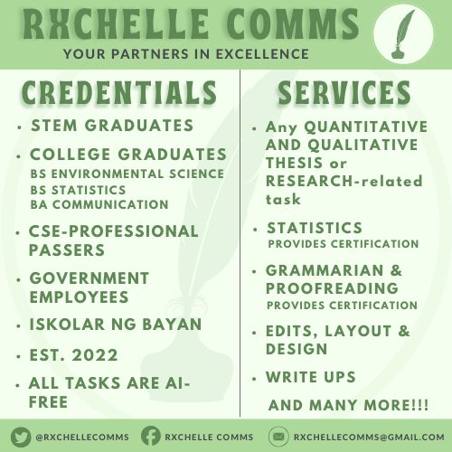 Rx | RESEARCH, STAT, GRAMMARIAN, WRITE UP & DESIGN tweet media