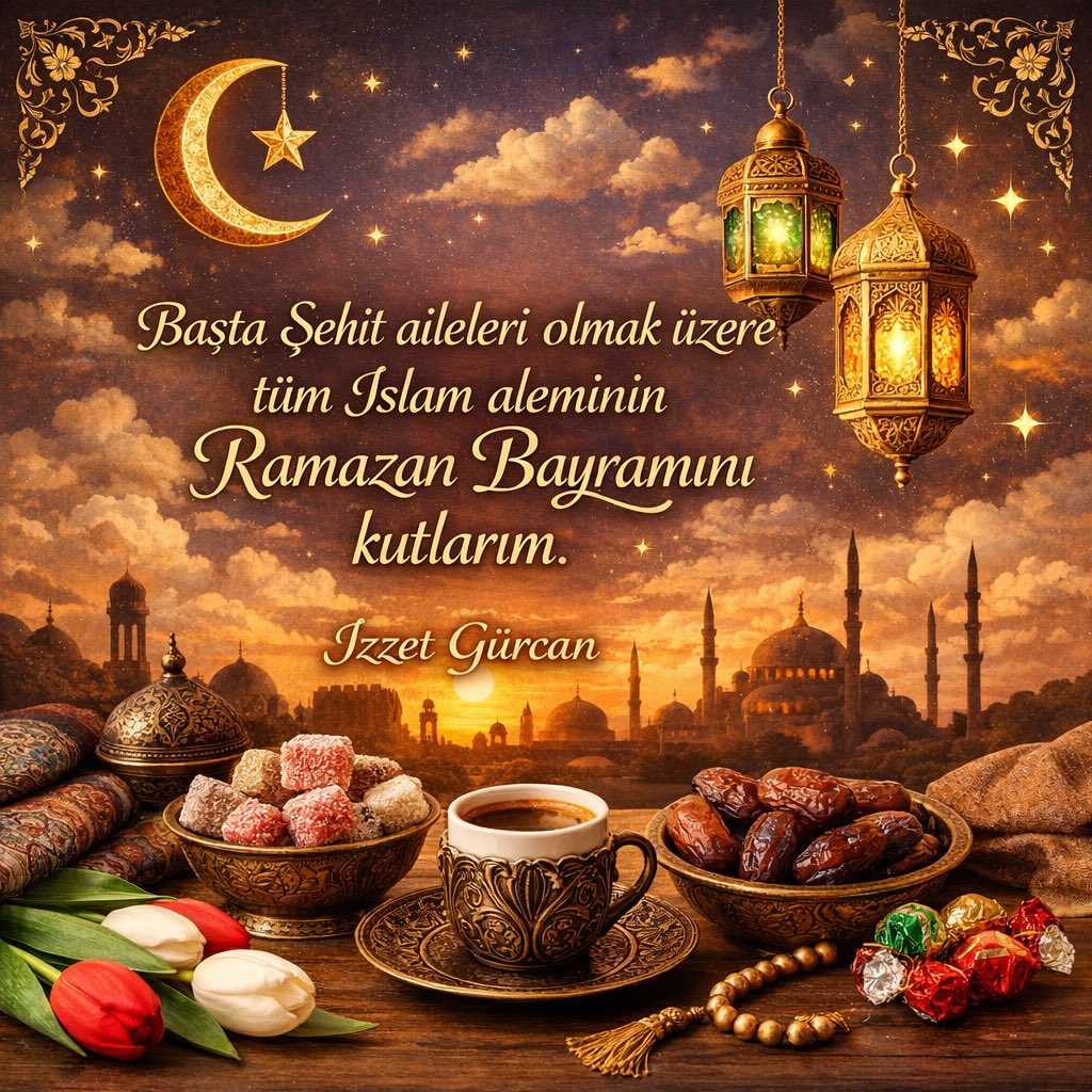 Ramazan bayramınız mübarek olsun….