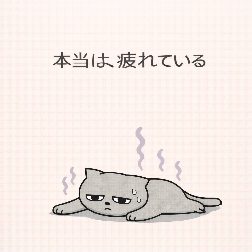 menamenago's tweet photo. 本当は、疲れている。 https://t.co/ZvDumR9J7F
