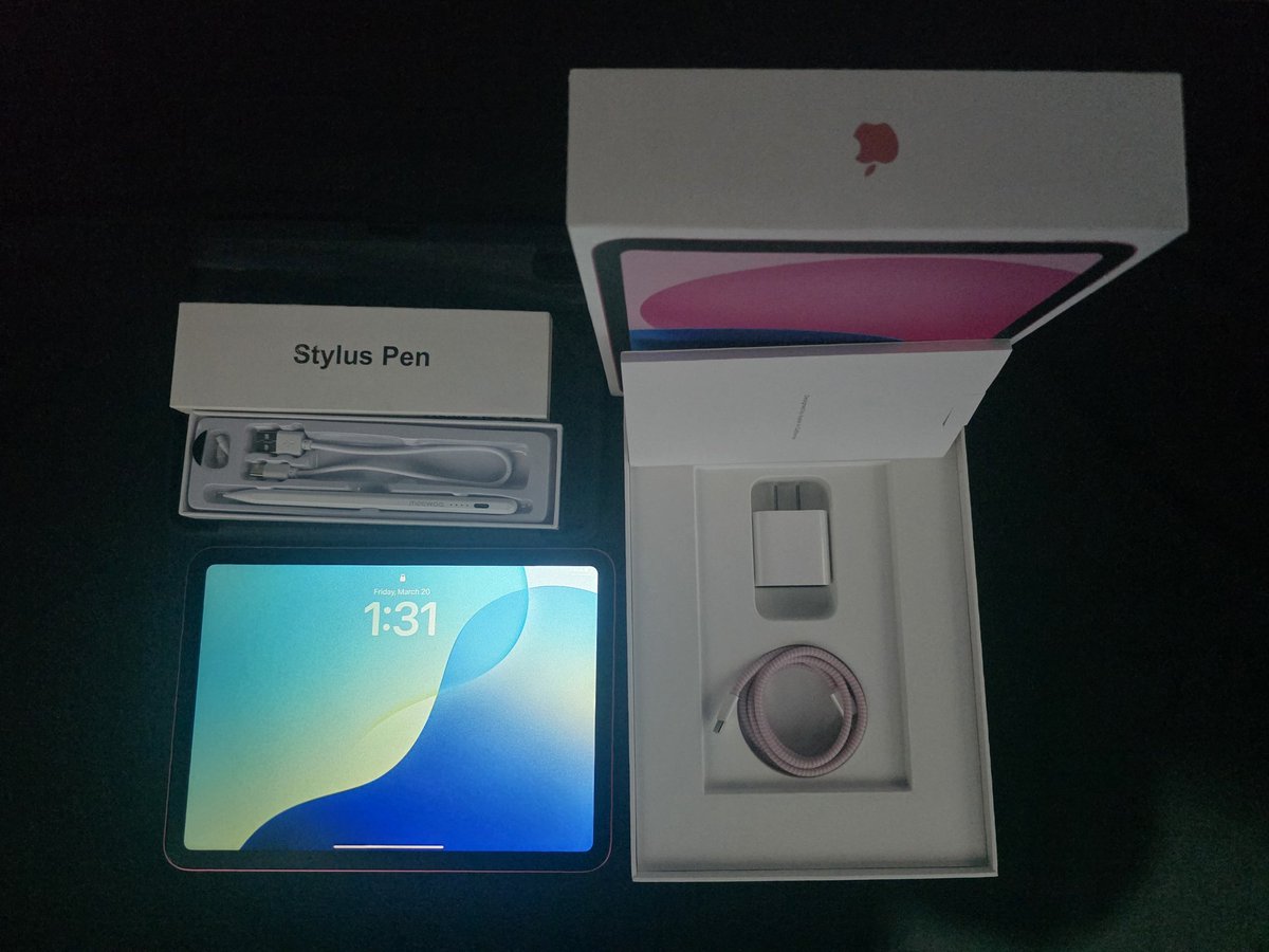 itchycart's tweet photo. WTS LFB APPLE IPAD

21k (bought 24k)
iPad (10th generation)
Pink
64gb
iPadOS 18.4.1
bought Feb 02, 2025 (Power Mac Center - Circuit Lane | Makati)
with original 20W USB-C power adapter
with original 1-meter USB-C charge cable
with meewoo pen
with privacy screen protector
NO ISSUE https://t.co/as8e3HiVyB