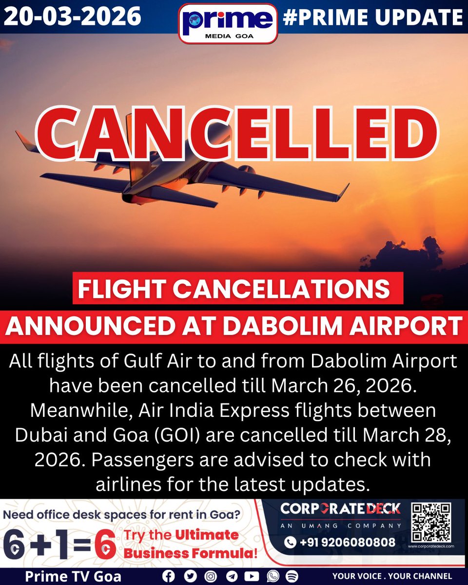 Prime Media Goa - TV Channel tweet media