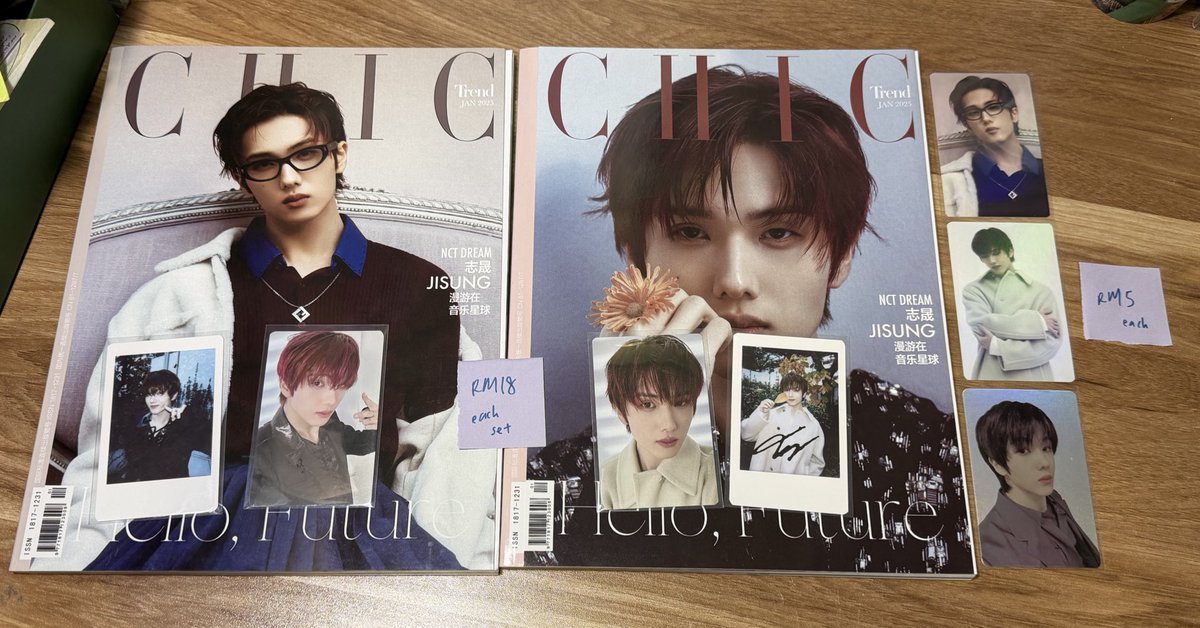 clairesells1030's tweet photo. [🇲🇾 MY ONLY]

WTS NCT Dream Jisung magazine // photocards pc

RM18 // RM5 excl postage 

Postage rm7/wm em depends on postcode 

#pasarnct #pasarnctmy https://t.co/7YOePoF5iJ