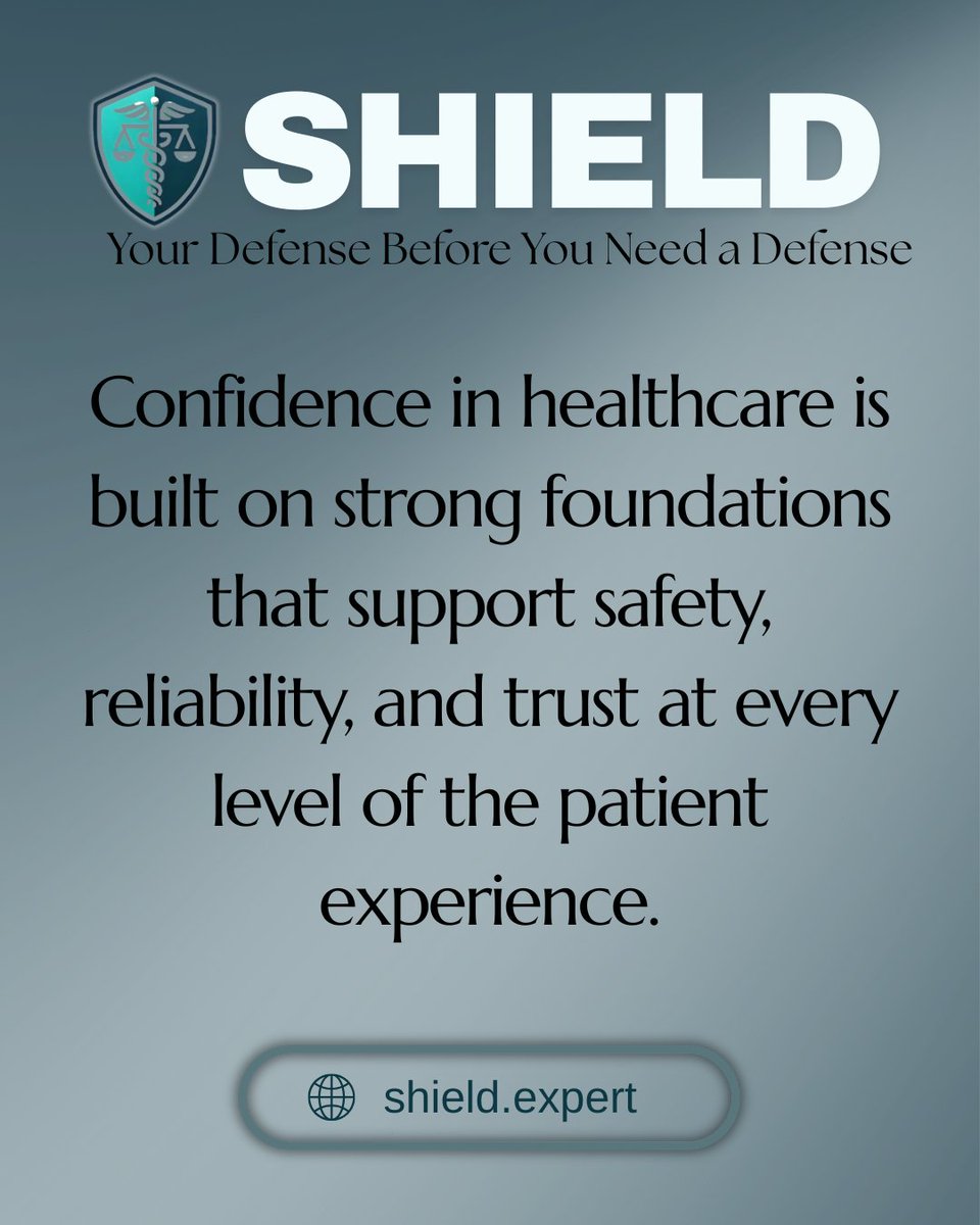 muhamadalyrifai's tweet image. Confidence in care starts with strong foundations. Reliable and protective systems help support safer experiences, stronger trust, and better care every day. #Shield #HealthcareSolutions #TrustInCare #ReliableCare