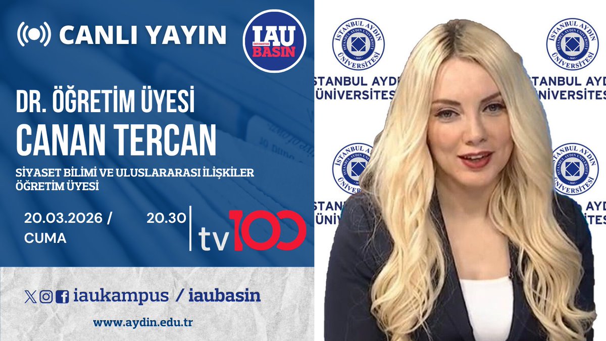 İstanbul Aydın Üni. Kurumsal İletişim Direktörlüğü tweet media