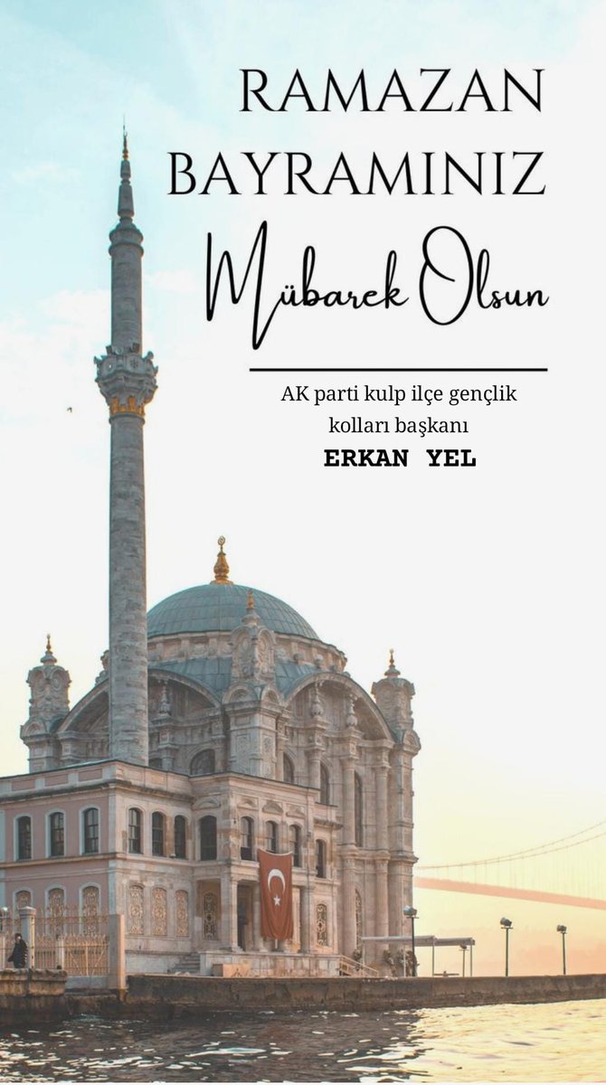 Rahmet, bereket ve paylaşmanın en güzel örneklerinin yaşandığı mübarek Ramazan ayını geride bırakırken, bayrama ulaşmanın huzurunu yaşıyoruz.

Ramazan Bayramı’nın; başta kıymetli hemşehrilerimiz olmak üzere aziz milletimize sağlık, huzur ve bereket getirmesini temenni ediyorum.