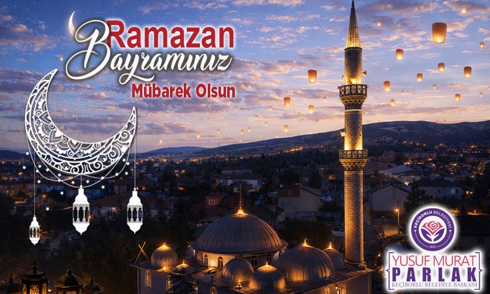 Ramazan Bayramı’nın sevinçlerimizi ve mutluluklarımızı çoğaltmasını ,sağlık, barış ve huzur dolu günler getirmesini dilerim. Ramazan Bayramınız mübarek olsun.
-Keçiborlu Belediye Başkanı Yusuf Murat PARLAK-
