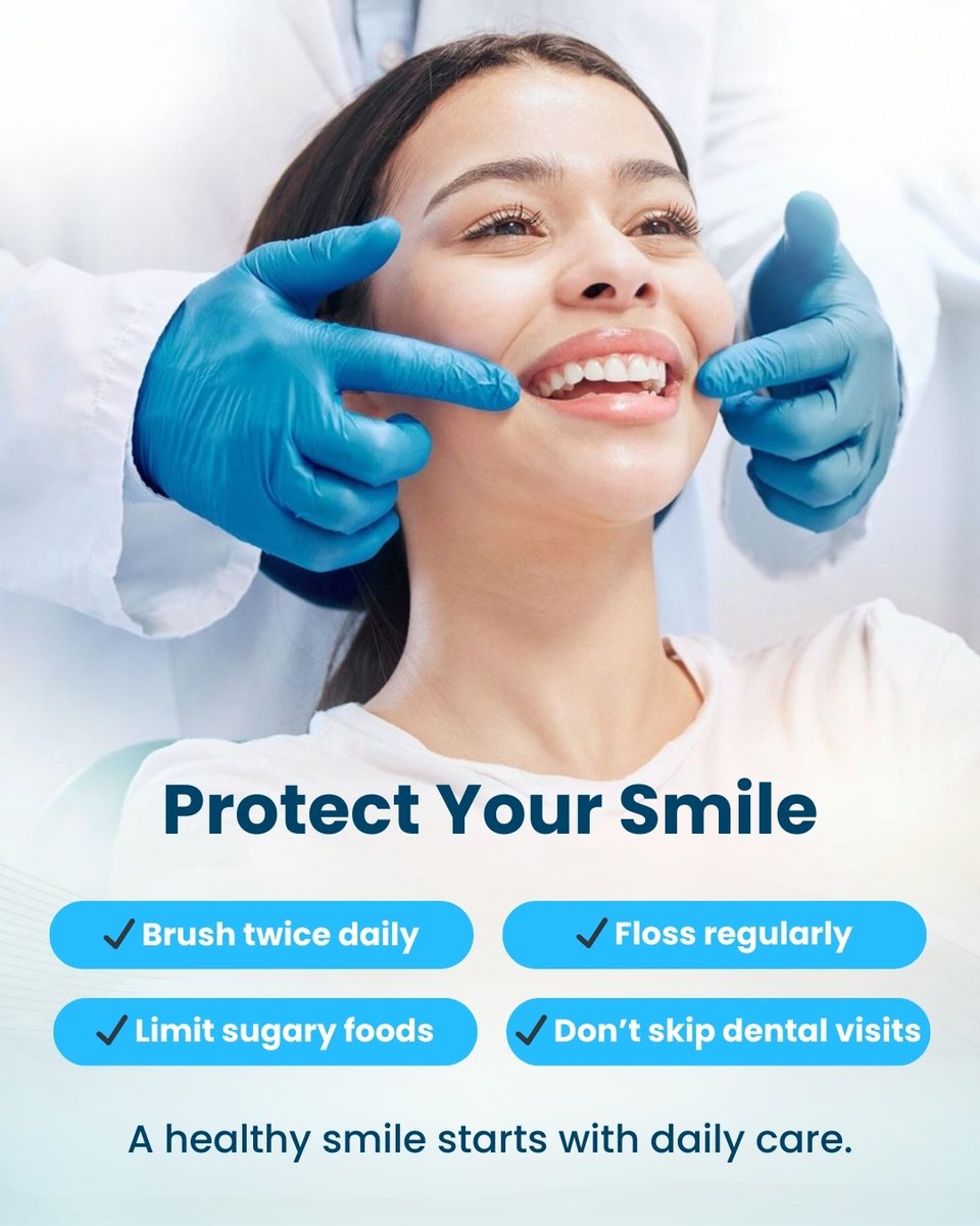 VoiceOfHealthIn's tweet image. Your smile says more about your health than you think. 😁

Taking care of your teeth and gums can help prevent infections, support heart health, and boost confidence in everyday life.

#WorldOralHealthDay #OralHealthMatters #HealthySmile #PreventiveCare #VoiceOfHealth