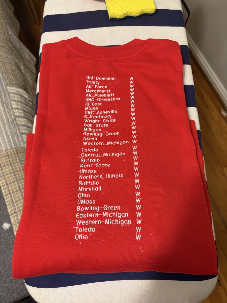 benblang's tweet photo. threw together my own merch for the occasion in about 6 hours with some hobby equipment that's made for grandmas. @Fanatics consider yourselves on notice from frustrated alums looking to commemorate the moment, only to find shitty tshirt cannon souvenirs and tech golf polos. https://t.co/mobeGwjw38