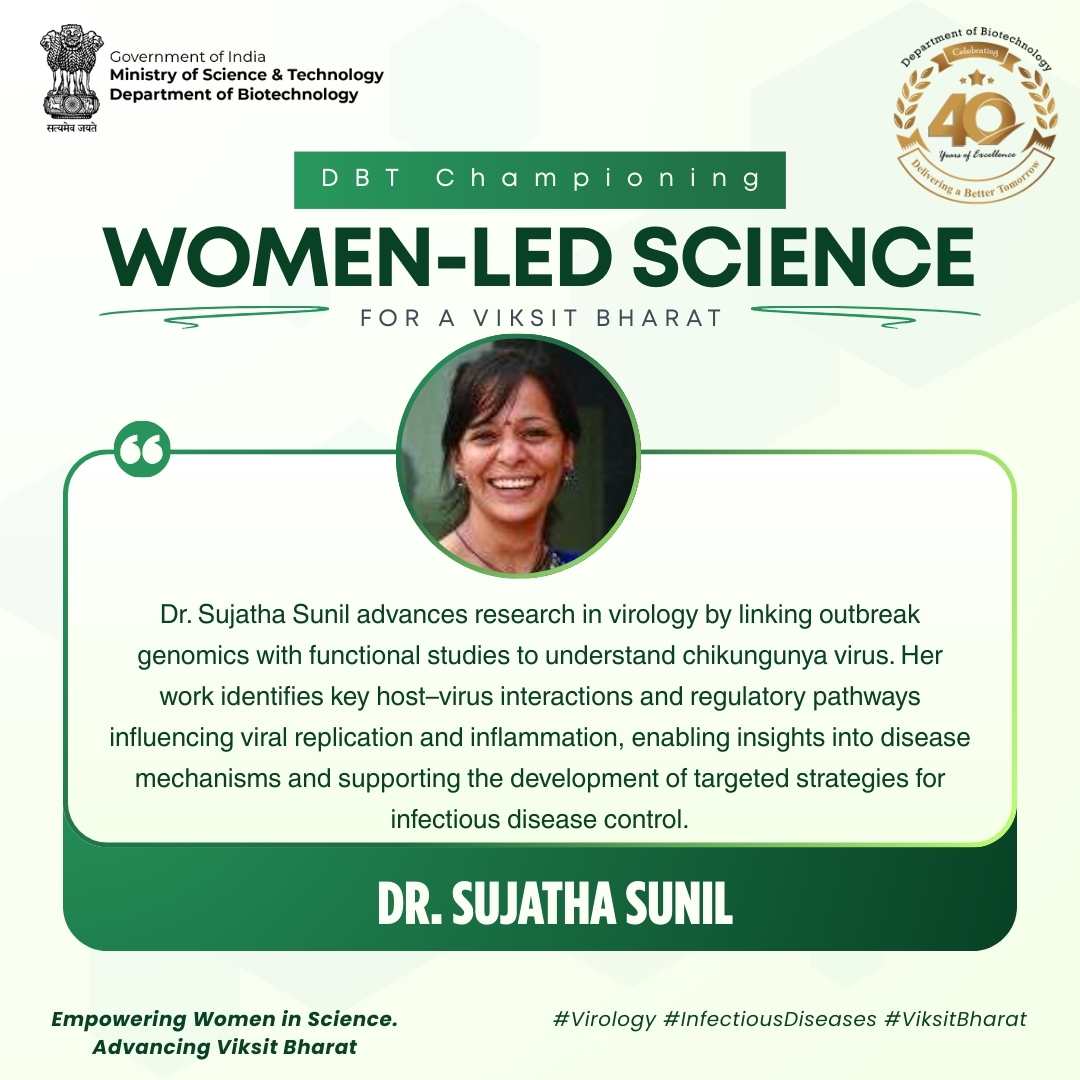 Department of Biotechnology tweet media