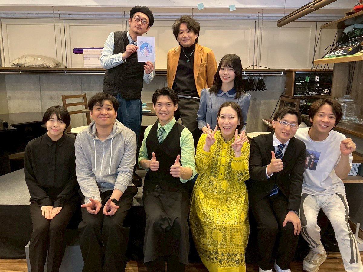 matijoursoi's tweet photo. 朝ミュージカル
「僕と彼女と物憂げな傘」
3/20(金•祝)公演、無事に終演しました☂️
お足元の悪い中
沢山のご来店ありがとうございました🙏
大田翔さん店長役デビュー！
志村佳樹さん朝ミュデビューの日でした🙌
明日・明後日と公演は続きます♪
ご来店、お待ちしております😊
#朝ミュ
#僕カノ傘 https://t.co/eu7ZYV03kU