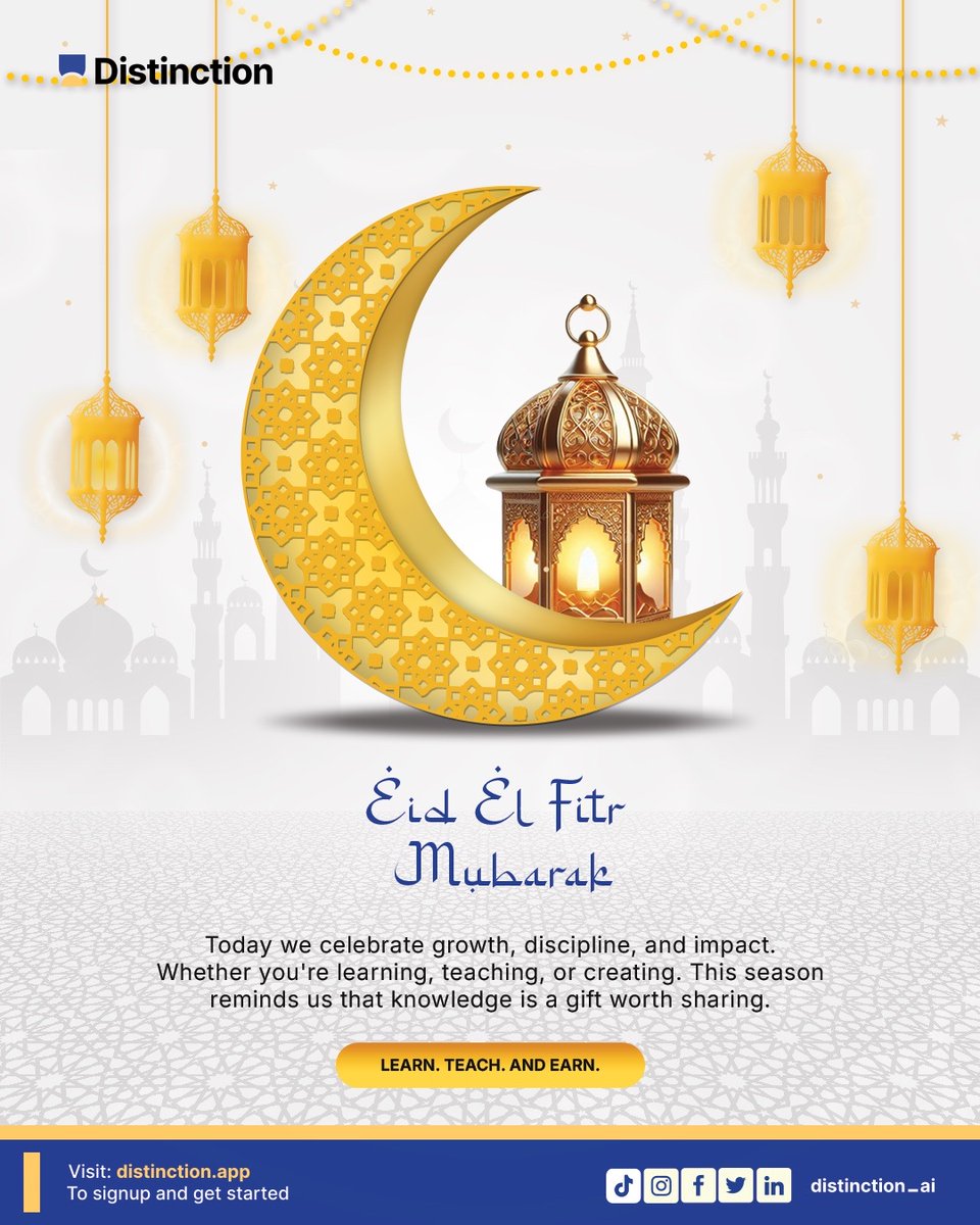 Distinction AI tweet media