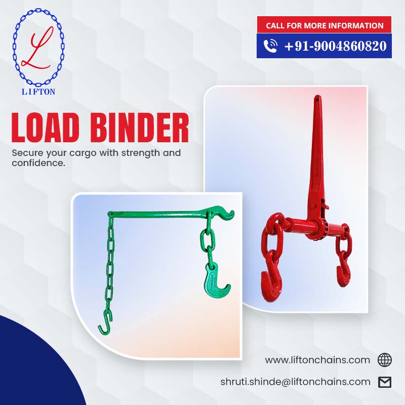 Liftonchains's tweet image. #LoadBinder is designed to tighten chains, cables, or straps, keeping cargo stable during transportation. Perfect for trucks, construction, logging, and marine use, it prevents shifting, ensuring safety and reliability in every load handling situation.
liftonchains.com/load-binder/