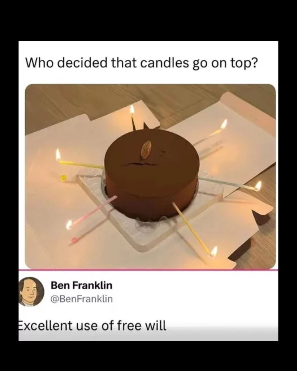 Memedroid's tweet image. Cursed #birthday #memes #freewill #creative #funny