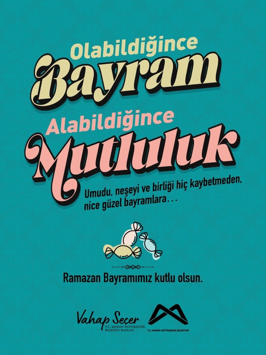 Umudu, neşeyi ve birliği hiç kaybetmeden, nice güzel bayramlara…

Ramazan Bayramımız kutlu olsun.🍬