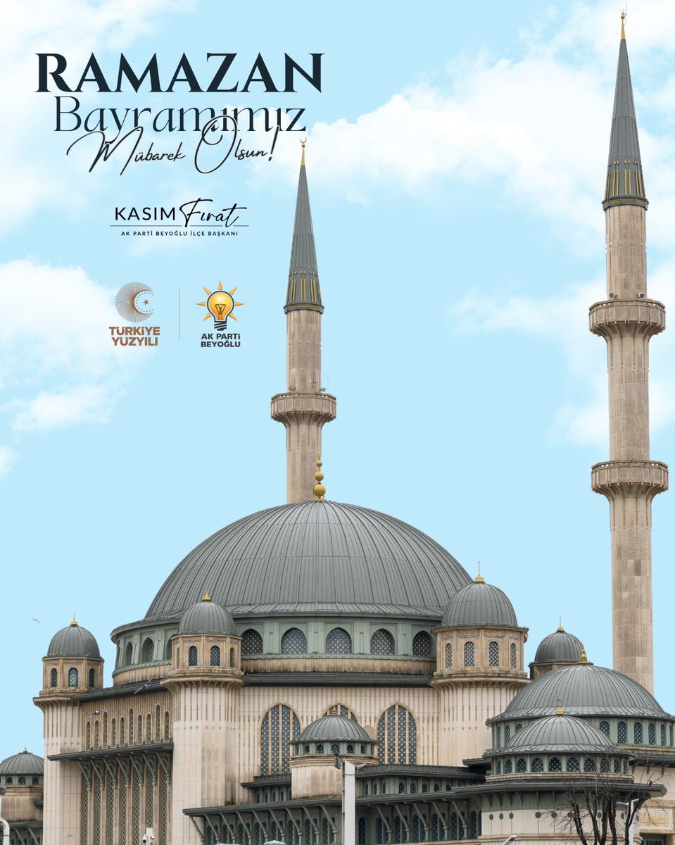 kasimfirat's tweet photo. Ramazan Bayramı'mız mübarek olsun.

Bayramın İslam âlemine ve tüm insanlığa sağlık, huzur ve esenlik getirmesini temenni ediyorum. https://t.co/8EVj1p3QEx