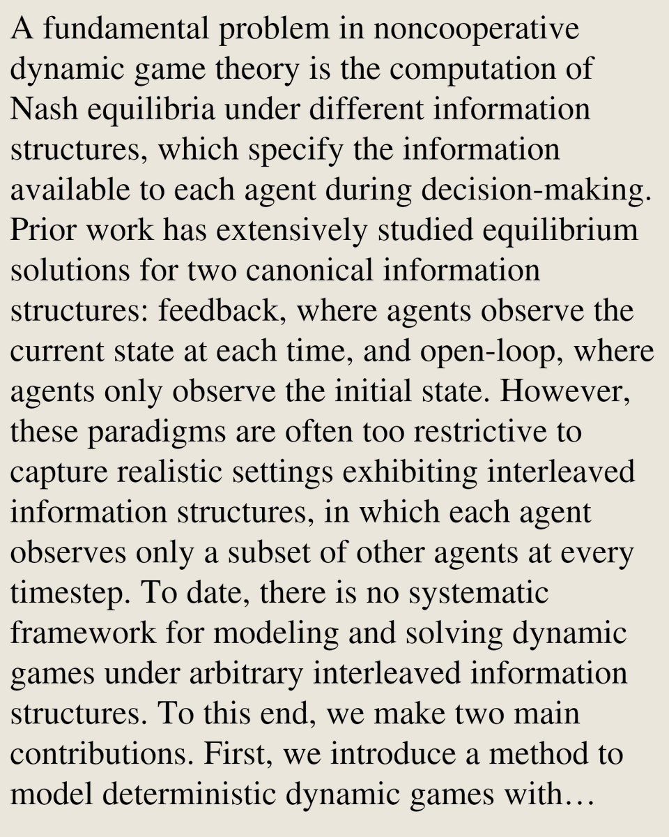 Game Theory Papers tweet media