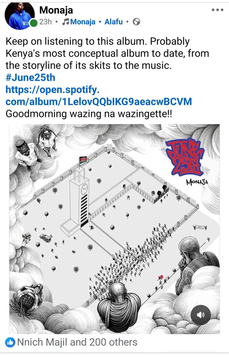 Monajamwenyewe's tweet image. The music biz is very strange. Dropped this album more than year ago &amp;amp; a freestyle mid-last year. Uploaded the album art and the freestyle this week on facebook &amp;amp; both have gone viral!
Anyhow, have a listen to the June 25th album here!! #June25th 
open.spotify.com/album/1LelovQQ…