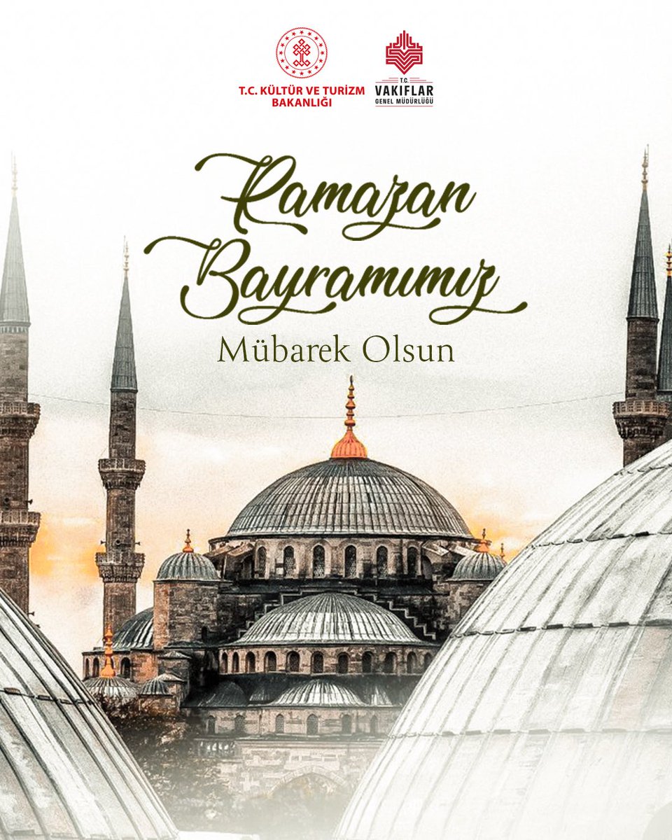 Paylaşma ve dayanışmayla geçen Ramazan ayının ardından, bayramın huzurunu birlikte karşılıyoruz.

Ramazan Bayramımız mübarek olsun.

@tckulturturizm 

#RamazanBayramı