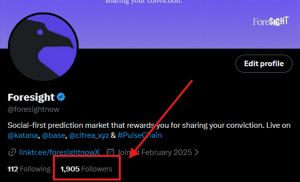 Foresight tweet media