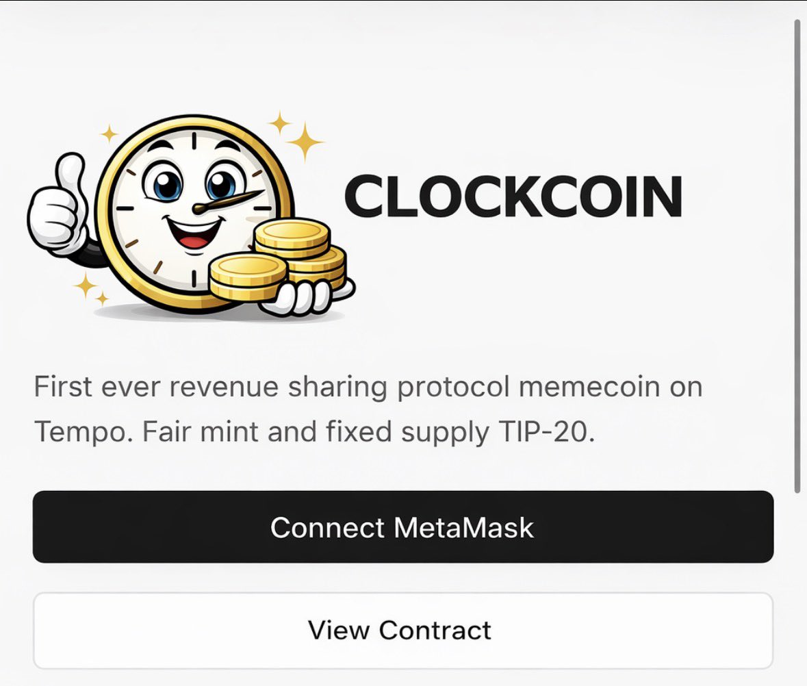 ClockCoin tweet media