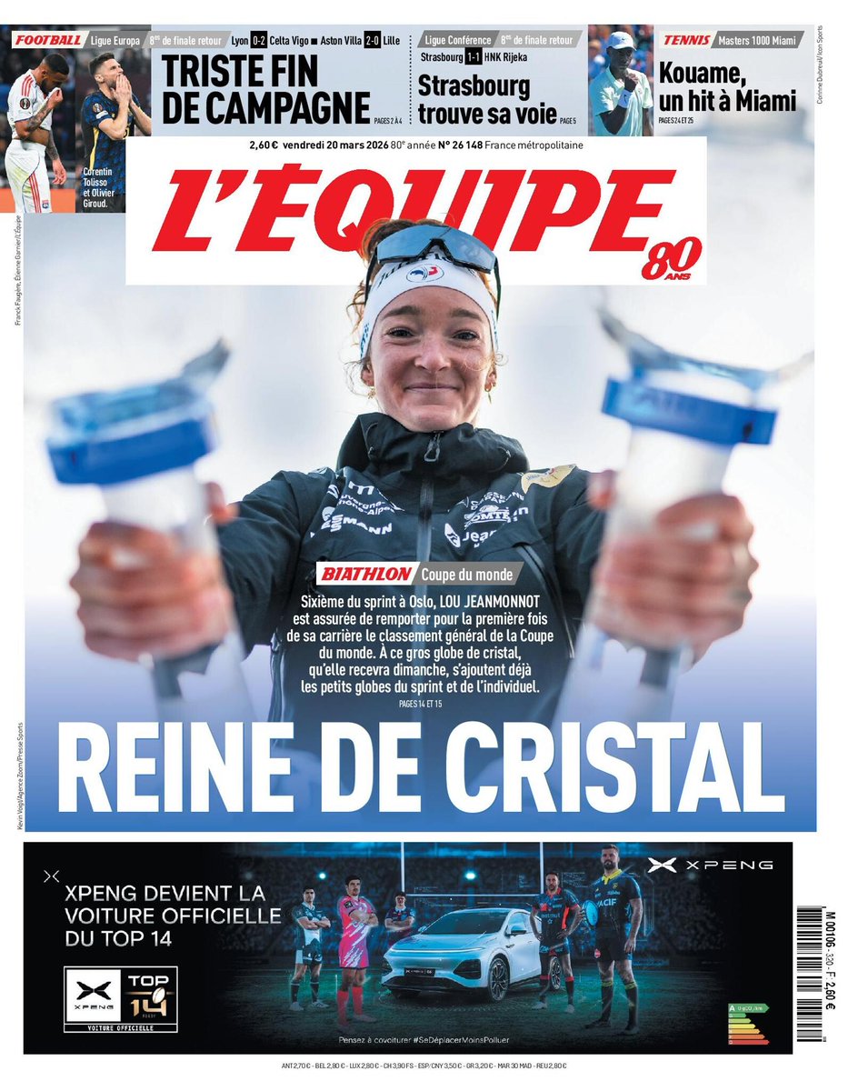 L'Équipe tweet media