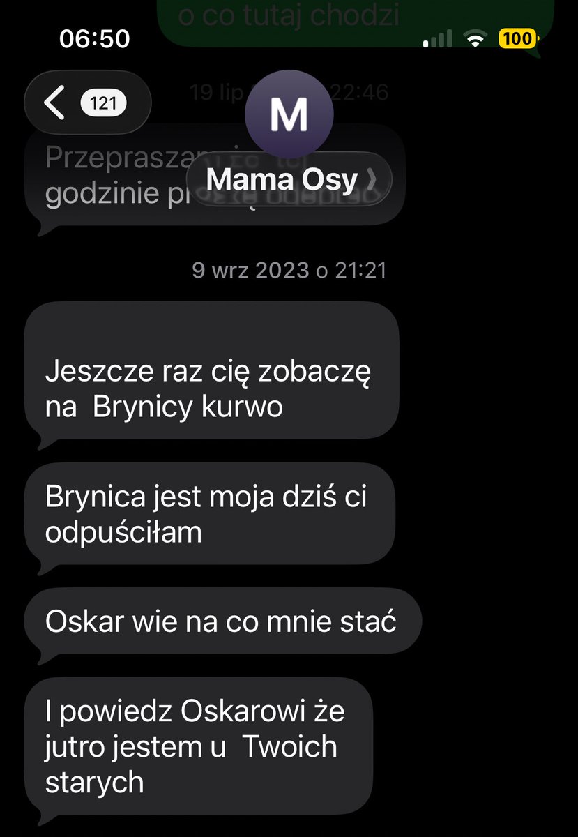 Sysia_synku's tweet photo. @milenamrivlr Wiadomości od mamy mojego już byłego partnera w momencie gdy nie odbierał bądź wyszedł z domu i nie wrócił przez kilka dni (ważna informacja chłop miał 28lat i głównie ja go utrzymywałam a ona do tej pory wielkie zamiłowanie do zupy chmielowej xD) https://t.co/cFAcKuz1Gi