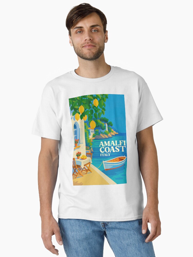 HurmerintaArt's tweet image. The Amalfi coast in Italy is beautiful and a a favorite destination for many tourists. Retro style like an old travel poster.

#shirts #wallart  #notebooks #bestgiftideas redbubble.com/i/t-shirt/The-…