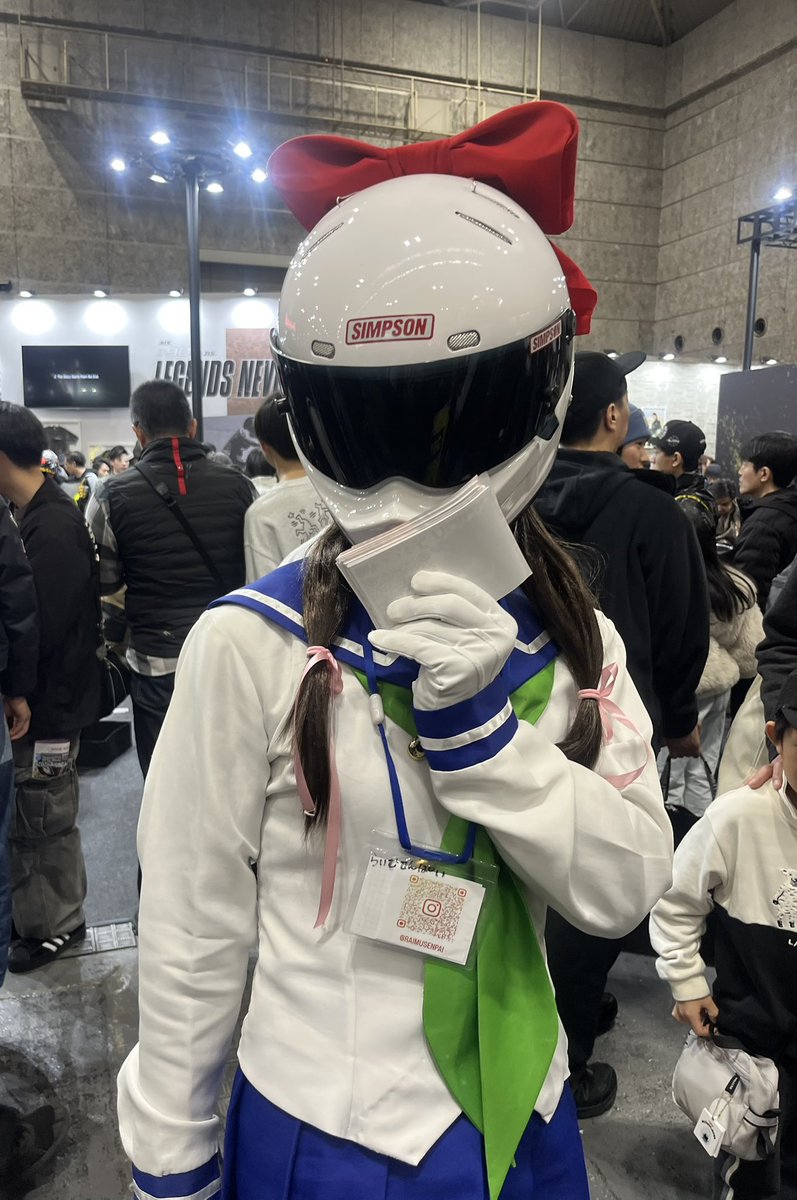 sr_ja44's tweet photo. 大阪モーターサイクルショー2026
初日が祝日なのもあって、会場の熱気がとにかくすごかった！

お披露目されたCB400SFは安定のカッコよさだし、XSR155は本気で欲しくなった。

ライム先輩にも遭遇できて大満足の1日でした✨ https://t.co/aD3jRnXNQk