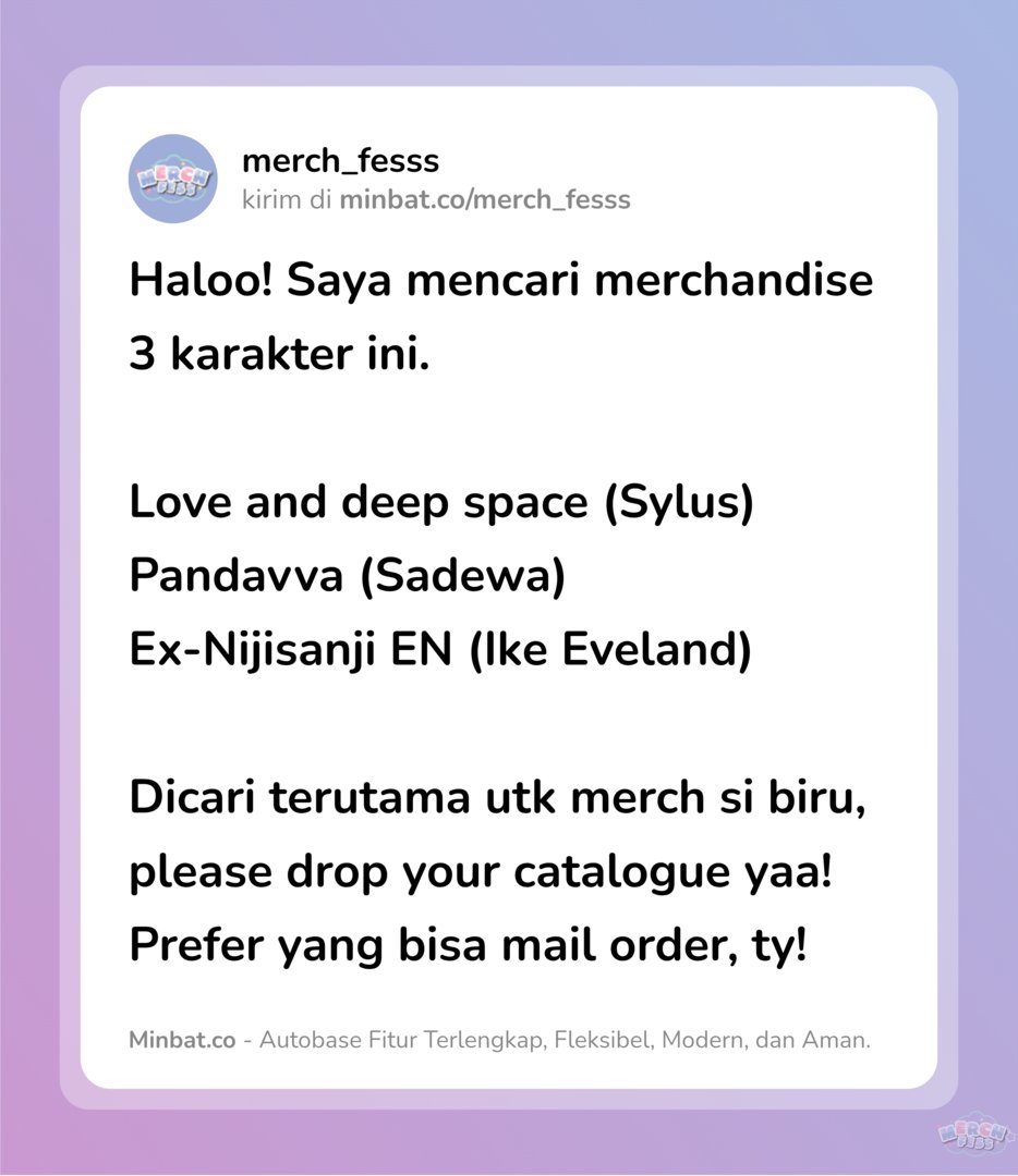 Merch Fess tweet media