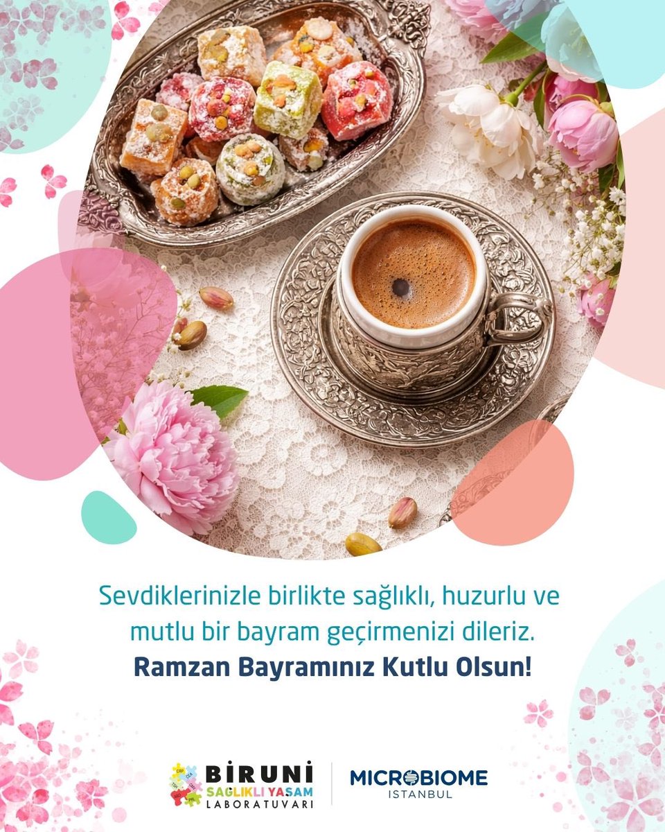 Ramazan Bayramınız Kutlu Olsun! 

#microbiomeistanbul @birunilab #ramazanbayrami #bayram