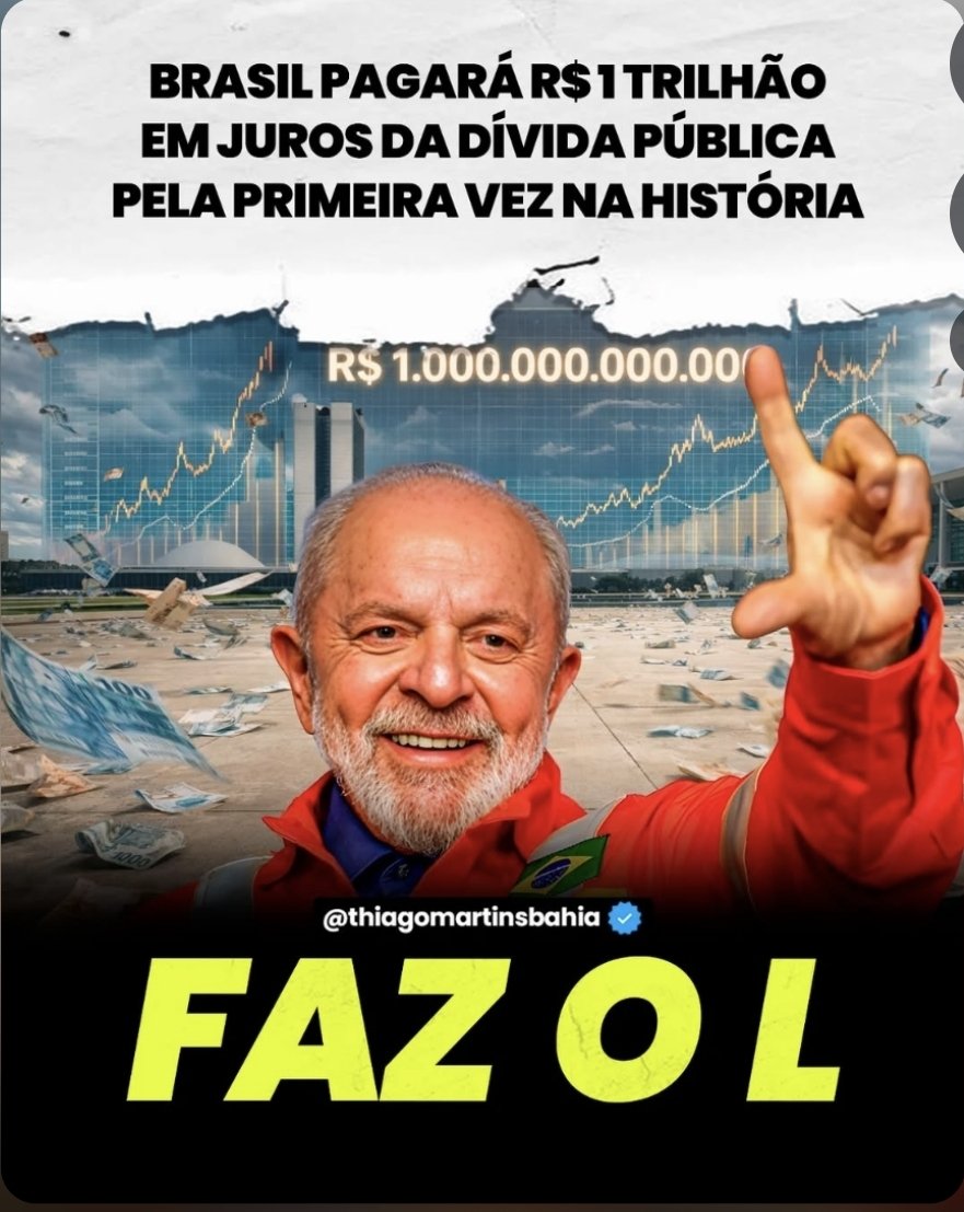 Si120767's tweet image. #tributos #1trilhão #LulaDesgraçaEDestruição