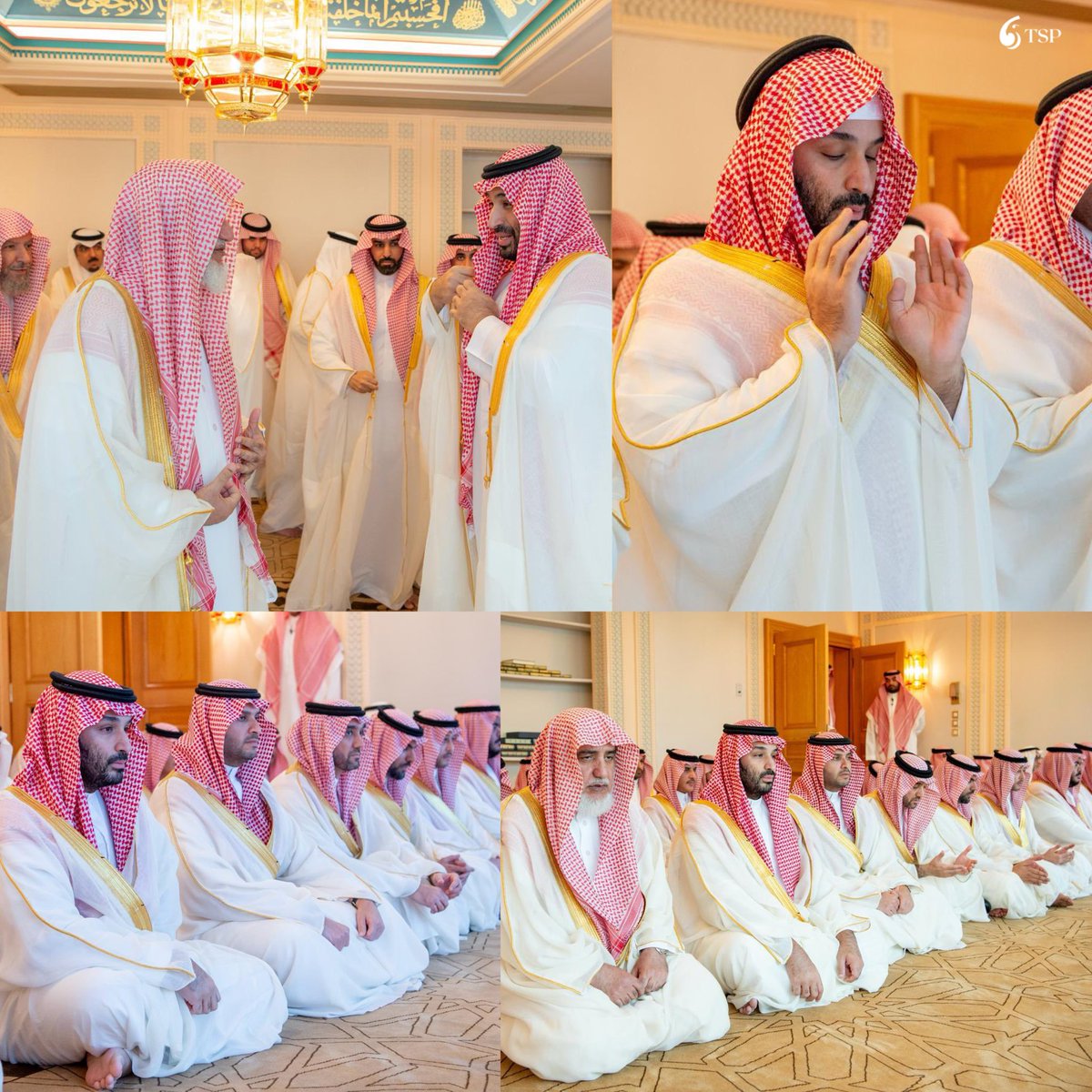 ولي العهد الأمير محمد بن سلمان يؤدي صلاة عيد الفطر في المسجد الحرام